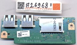 USB & CardReader board Lenovo IdeaPad U430, U530 (p/n DA0LZ9TB8D0 REV D)