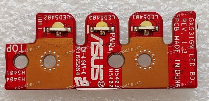 LED board Asus GX531GM (p/n: 90NR0100-R12000)