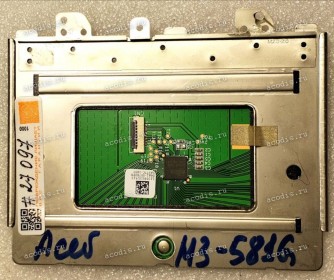 TouchPad Module Acer Aspire M3-581TG (p/n: 04A1-007X0PB, SA577C-1400) with holder with black cover