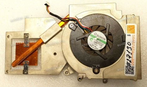 Сист.охл. Asus F3J, F3S (13GNI11AM021-3, GC056015VH-A, 13.V1.B2433.F.GN DC5V 3.0W)