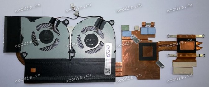 Сист.охл. Acer Aspire 7 A715-75G-51PD (AT2Y1005DA0-AUR1, Delta NS85C06-18K20)