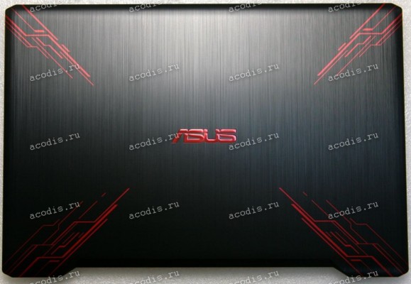 Верхняя крышка Asus FX570UD-1C чёрно-красная (90NB0IX1-R7A010, 47XKILCJN10)