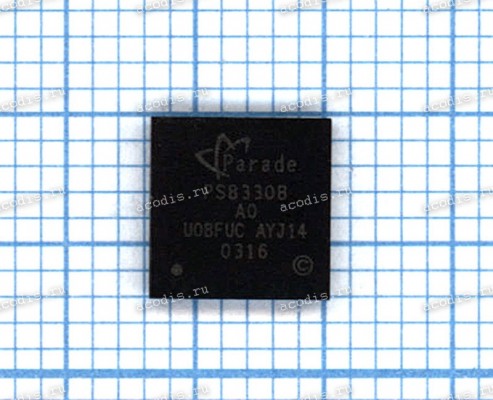 Микросхема Parade PS8330BQFN48GTR-A0 QFN-48 REPEATER DRIVER IC (Asus p/n: 06053-00210000) NEW original