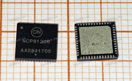 Микросхема ON Semiconductor NCP81206, NCP81206AMNTXG, NCP81206MNTXG QFN-52 PWM CONTROLLER (Asus p/n: 06095-01450100) NEW original