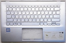 Keyboard Asus R459U, X420F, X420FA-8S, X420U, X420UA VivoBook 14 серебристый, русифицированный (90NB0K01-R32RU0, 13NB0K01P03011, 0KNB0-2610RU00,  12508026-00, V18296AES1)+Topcase