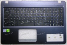Keyboard Asus F540BA, F540UA, X540BA, X540UA, X540UB, X540UB темно-синий русифицированная (13NB0HE7AP0101)+Topcase