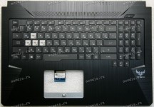 Keyboard Asus FX705GD, FX705GE-1A, FX705GM TUF Gaming чёрный русифицированная, без подсветки (90NR00Z1-R30RU1)+ Topcase