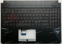 Keyboard Asus FX505GE-1B чёрная нерусифицированная (90NR00S2-R32UI0, 90NR00S2-R34UI0, 13N1-5JA0701, 13N1-5JA0801, 13N1-5JA0901, 13NR0131AP0111, 13NR00S1AP0211)+ Topcase