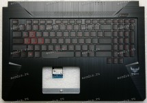 Keyboard Asus FX705DY-1B чёрный русифицированная (90NB0192-R31RU0, 13N1-6EA0421, 13NR00Z1AP0111)+ Topcase