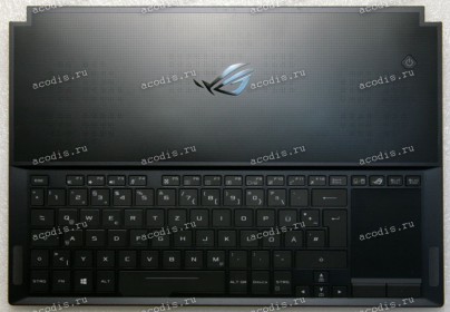 Keyboard Asus GX501G1-1A чёрная немецкая (90NR00A1-R31GE0, 13N1-4NA0201, 0KNR0-6616GE00)+ Topcase