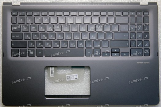 Keyboard Asus UX561UA-1A чёрный матовый, русифицированный (90NB0G41-R30580, 3BBKKTAJN40, 13NB0G41AP0101)+ Topcase
