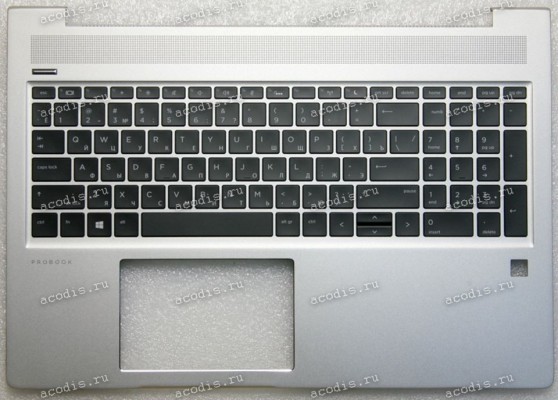 Keyboard HP EliteBook 450 G6, 450 G7, ProBook 450 G6, 450 G7, 455 G6, 455 G7 !!! с подсветкой!!! серебристый металлик русифицированная (L45090-001, L45090-251, PMXAEX8K701010051005R, 2B-BBU16Q100, BYS20210423, 4BX8KTATP00, PMXAEX8K80101010900DO, 2B-BBU29Q