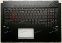 Keyboard Asus FX705GE-1B TUF Gaming чёрный русифицированная, с подсветкой  (90NR00Z2-R31RU1, 13N1-6EA0501, 13NR00R2AP0201)+ Topcase