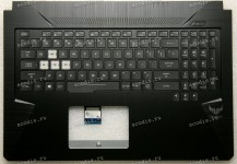 Keyboard Asus FX705GE-1A чёрная нерусифицированная (90NR00Z1-R32UI0, 13N1-6EA0521, 13NR00Z1AP0211)+ Topcase