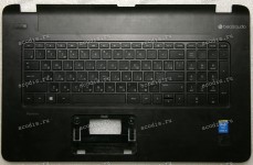Keyboard HP 17-F105NR чёрная, русифицированная (EAY1700601R, EAY1700601N)+ Topcase