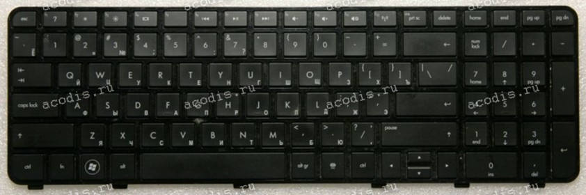 Keyboard HP Pavilion dv6-6000 чёрная матовая русифицированная (640436-251, 634139-251, V122603AS1-RU)