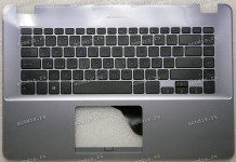 Keyboard Asus X505ZA-1B серо-синяя,  русифицированная (90NB0I12-R30RU0, 13NB0F42P03011)+Topcase