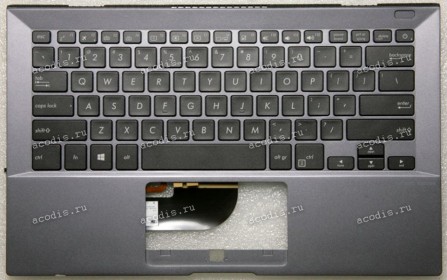 Keyboard Asus ASUSPRO B944UA-1A серый металлик, нерусифицированная (90NX0151-R30272, 90NX0151-R30190, 13N1-1BA0301)+Topcase