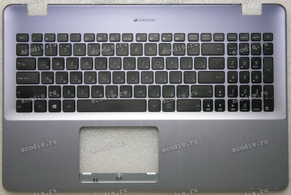 Keyboard Asus X542UA-1B серо-синяя,  русифицированная (90NB0F22-R30RU0, 13N1-26A0702)+Topcase