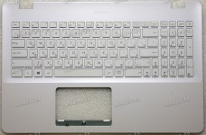 Keyboard Asus X542UA-3G, X542UQ-3G белый матовый,  русифицированный (90NB0F25-R30RU0, 90NB0FD5-R31RU0, 13N1-26A0G01, 13NB0FD5AP0301)+Topcase