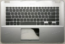 Keyboard Asus X505ZA-3B серебристый русифицированный (90NB0I11-R30RU0, 13NB0G03AP0301)+Topcase