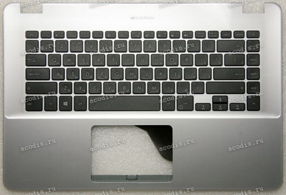 Keyboard Asus X505ZA-3B серебристый русифицированный (90NB0I11-R30RU0, 13NB0G03AP0301)+Topcase