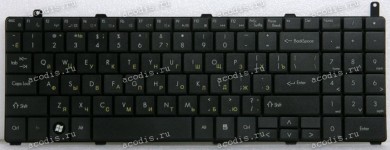 Keyboard DNS 0124002, 0129303, LG R580, R590 чёрная матовая русифицированная (MP-08G63SU-9201H, AETW9700010 )