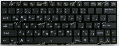 Keyboard Gigabyte T1000 Touch Note чёрная матовая русифицированная (V103645AS2, 2Z703-RU100-S11170292)