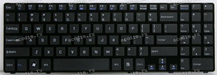 Keyboard MSI CX640, CR640 чёрная матовая нерусифицированная (NK81MT09-00, 0KN0-XV1US08)
