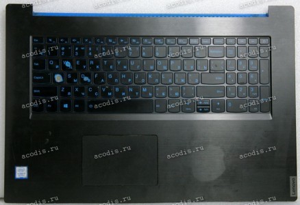 Keyboard Lenovo IdeaPad L340-17irh чёрный матовый с голубой подсветкой, русифицированная (AP1B5000100, SN20TD4720)