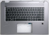 Keyboard HP Zbook Studio G5, G6 (L30668-251, SG-91600-XXA, SN6173BL, SIKA EXW170010912003C) русифицированная чёрная матовая в тёмно-серебристом топкейсе с подсветкой