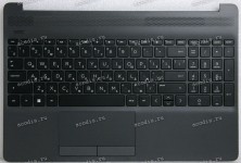 Keyboard HP 250 G8, 255 G8 (M31099-251, 7H21C0, 71NHH732021, M34617-251, AM2H8000100-KFC1, AP2H8000E60, 2H-ABKRUC23211, PK132H74A05, SB550A-73H3, 2H2019-01330I) русифицированная чёрная матовая в тёмно-серебристом топкейсе HPI SPS-TOP COVER DAS W/KBD JTB R