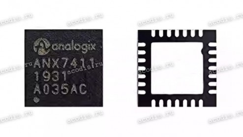 Микросхема Analogix ANX7411QN-AC-R QFN-28 USB PD CONTROL. (Asus p/n: 06050-00570100) NEW original