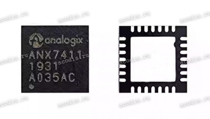 Микросхема Analogix ANX7411QN-AC-R QFN-28 USB PD CONTROL. (Asus p/n: 06050-00570100) NEW original