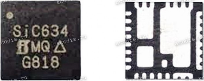 Микросхема Vishay Siliconix SIC634, SIC634CD, SIC634CD-T1-GE3 0652-007W000 MLP55-31L DRIVER IC (Asus p/n: 06053-00310400) NEW original