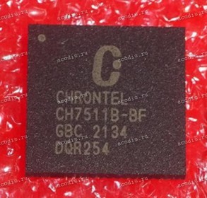 Микросхема CHRONTEL CH7511B-BF QFN68 (GBC) DP TO LVDS (Asus p/n: 02033-00010200) NEW original