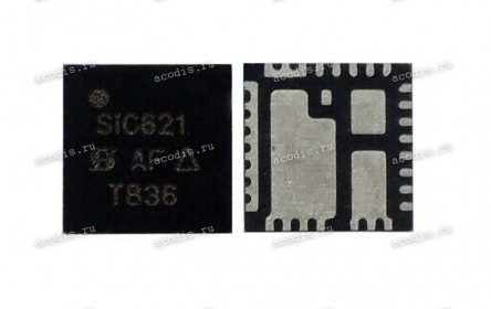 Микросхема Vishay Siliconix SiC621, SiC621CD, SiC621CD-T1-GE3 QFN-32 60 A VRPower Integrated Power Stage