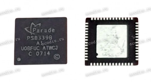 Микросхема Parade PS8339B A1, PS8339BQFN56GTR2-A1 QFN56 DEMUX (Asus p/n: 06096-00560000) NEW original Микросхема Parade PS8339B A1, PS8339BQFN56GTR2-A1 QFN56 DEMUX (Asus p/n: 06096-00560000) NEW original