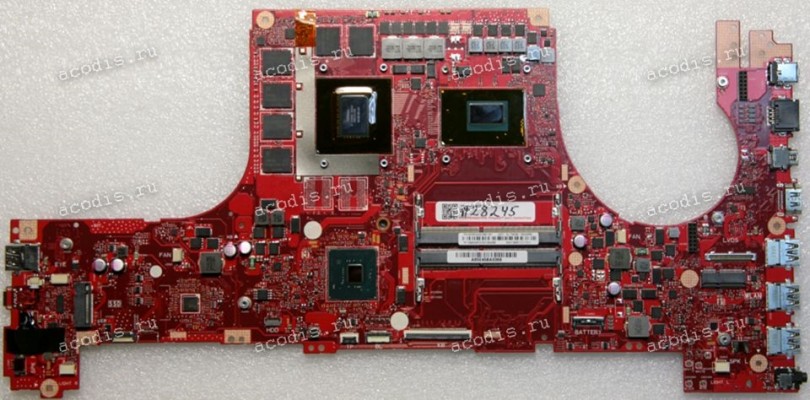 MB Asus GL704GM MB._0M/I5-8300H (V6G) & NEW(Asus p/n: 90NR00N0-R00020, 90NR00N0-R00021, 60NR00N0-MB1061) GL704GM REV. 2.0 nVidia N17E-G1-A1 (GTX 1060)