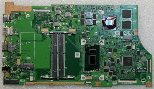 MB Asus X530UF MB._0M/I5-8250U/AS (V2G) (Asus p/n: 90NB0IB0-R00020) X530UN REV. 2.0, nVidia N16S-GTR-S-A2 (940MX) (SR3LA)