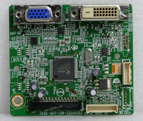 Mainboard AOC 20,0" 1600x900 E2050Sda (E169373) (715G4502-M01-000-004C) (chip NT68660FG 1108-BB ARM9P)