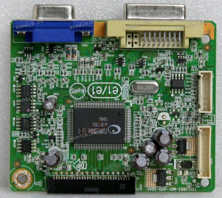 Mainboard NEC 22,0" 1680x1050 EA227WME-BK-L2 (715G2883-M01-009-004F) (TSUMU58NWHL-LF-1 AF2H7353 1046S) V1.01