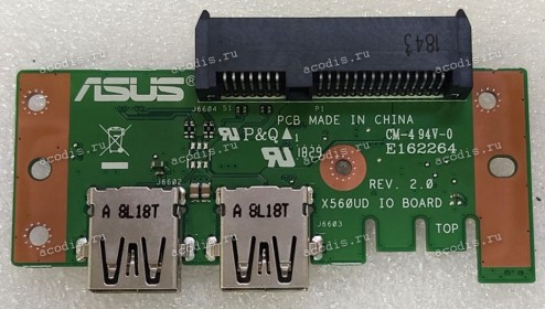 USB & HDD SATA board Asus X560UD (p/n 90NB0IP0-R10011, 60NB0IP0-IO1030) REV:2.0