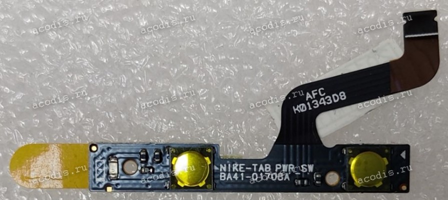 Button board Samsung XE700T, XE700T1A-A01RU, XE700T1A-A04RU, XE700T1A-HG1RU (BA41-01708A) NIKE-TAB PWR_SW,-,FCCL,-,T0.2,L35.7*W18.9MM,-