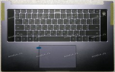 Keyboard Huawei Honor MateBook D 16 HVY-WAP9 тёмно-серая, русифицированная (02354FFC , 2H-BCQAEH80111, K$L99092273, HQ20721284000, 11P008853A, PCBA-P-GT7963, 02353VTR, PMC110677M)+Topcase