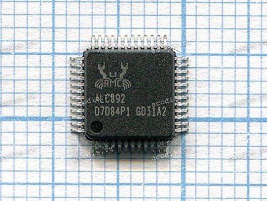 Микросхема RealTek ALC892, ALC892-CG LQFP-48 (Asus p/n: 02G611230701 NEW original