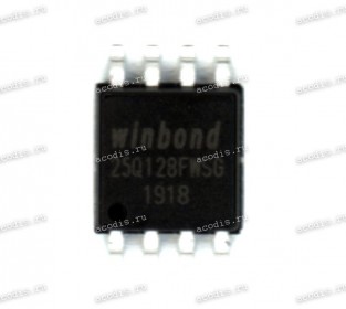 Микросхема Winbond W25Q128FWSG, W25Q128FWSIG, W25Q128FWSQ, W25Q128FWSIQ SOP-8 1.8V 128M-BIT SERIAL FLASH MEM ORY WITH DUAL/QUAD SPI & QPI