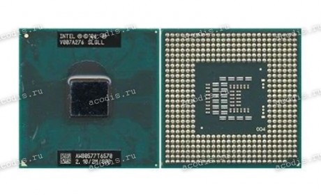 Процессор Socket P (PGA-478) Intel Core 2 Duo Mobile T6570 (p/n: SLGLL) (2.10GHz=200MHz x 10,5, 2Mb Процессор Socket P (PGA-478) Intel Core 2 Duo Mobile T6570 (p/n: SLGLL) (2.10GHz=200MHz x 10,5, 2Mb