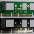 Переходник NGFF M.2 M key NVME, AHCI SSD (M.2 2230, 2242, 2260, 2280) в PCI-E PCI Express 3.0 16x 8x 4x NFHK N-M201 v2.0