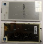 4.3 inch Yota YotaPhone 1 C9660 задний (eink+тач) белый с рамкой 640x360 LED  NEW
